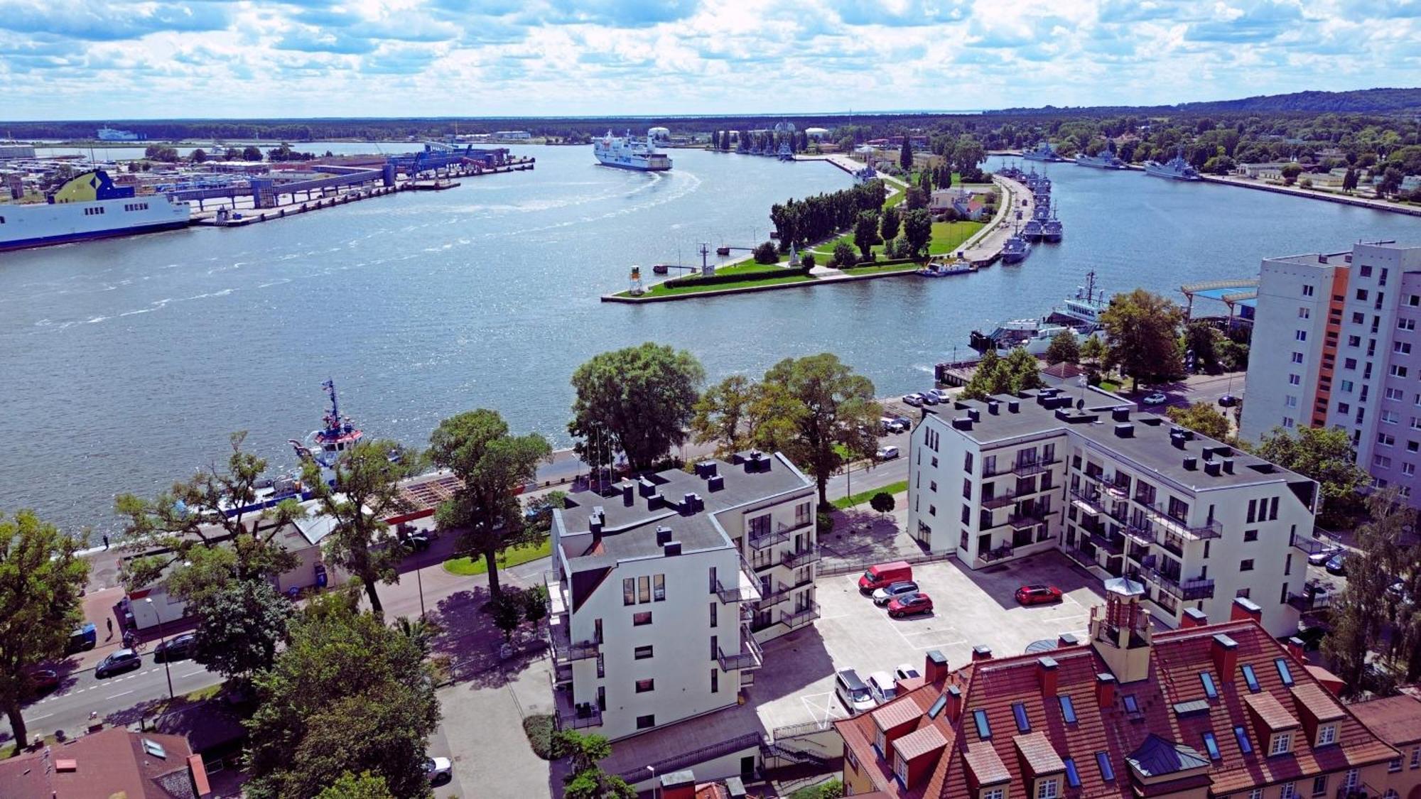 Sunset Apartments - Flotylla. Widok Na Port + Parking. Swinoujscie Exterior photo